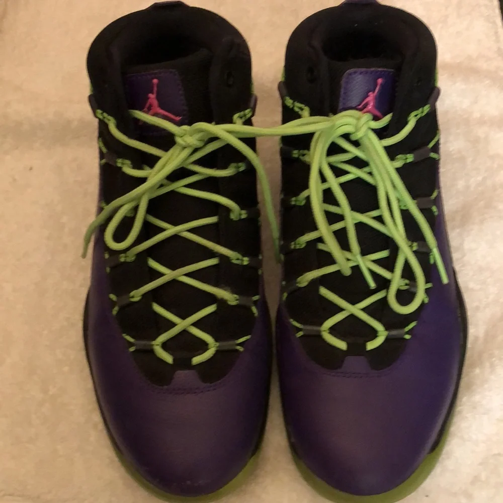 JORDAN PRIME FLIGHT COURT PURPLE BASKETBALL SNEAKERS MENS SIZE 8